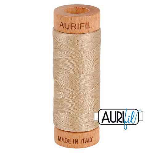 1 Aurifil Minispule 80wt in 88 Farben, hervorragend zum klöppeln, sticken, nähen, quilten, Patchwork geeignet.