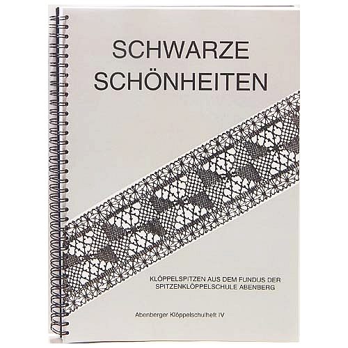 Schwarze Schönheiten ~ Abenberger Klöppelschulheft 4, Klöppelwerkstatt, Rekonstruktion, Spitzen, klöppeln