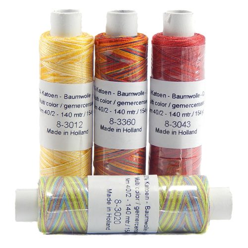 Venne Colcoton meliert ~ in 39 Farben - Klöppelwerkstatt, 100% mercerisierte Baumwolle, zum klöppeln, weben, stricken, häkeln geeignet