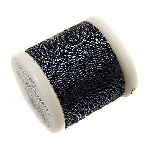 1 Spule Madeira Metallic No 40 Soft Garn in der Farbe black pearl 460