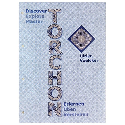 Torchon Erlernen-Üben-Verstehen, Ulrike Voelcker, in der Klöppelwerkstatt, hier der 1. Teil erlernen
