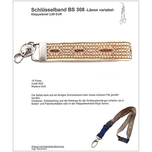 Schlüsselanhänger BS 310 Klöppelbrief