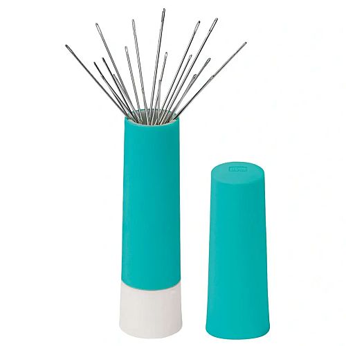Prym Nadeltwister, zum Aufbewahren von Stecknadeln oder Nähnadeln, in der Klöppelwerkstatt erhältlich, klöppeln, sticken, nähen, 19 Nähnadeln enthalten