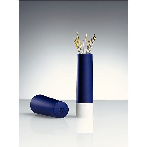 Prym Nadeltwister, zum Aufbewahren von Stecknadeln oder Nähnadeln in blau, in der Klöppelwerkstatt erhältlich