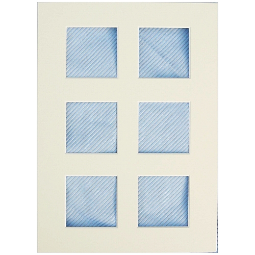 Passepartout 6 Ausschnitte in weiß, blau und schwarz in der Klöppelwerkstatt erhältlich, zum klöppeln, sticken, occhi, Nadelspitze, in weiß