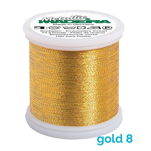 Madeira Metallic No 40 gold 8
