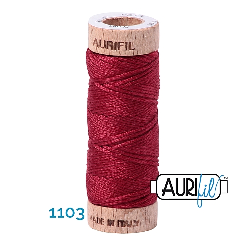 AURIFLOSS-Stickgarn, Farbe 1103 - Klöppelwerkstatt, Minispulen mit 4,3g, teilbares Baumwollgarn zum Sticken, Klöppeln, Nähen, Patchwork, ägyptische Baumwolle