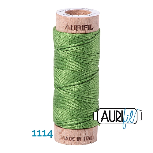 AURIFLOSS-Stickgarn, Farbe 1114 - Klöppelwerkstatt, Minispulen mit 4,3g, teilbares Baumwollgarn zum Sticken, Klöppeln, Nähen, Patchwork, ägyptische Baumwolle