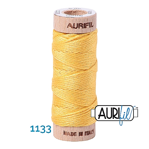 AURIFLOSS-Stickgarn, Farbe 1133 - Klöppelwerkstatt, Minispulen mit 4,3g, teilbares Baumwollgarn zum Sticken, Klöppeln, Nähen, Patchwork, ägyptische Baumwolle