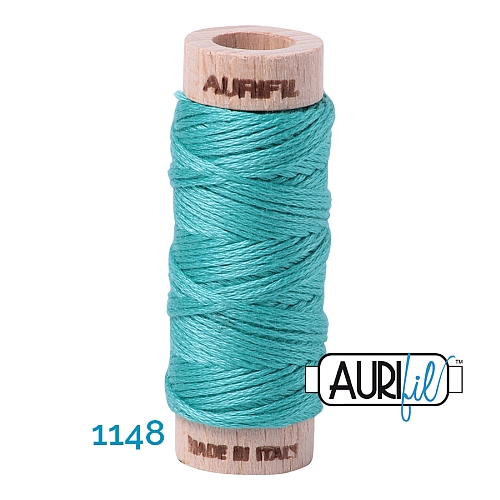 AURIFLOSS-Stickgarn, Farbe 1148 - Klöppelwerkstatt, Minispulen mit 4,3g, teilbares Baumwollgarn zum Sticken, Klöppeln, Nähen, Patchwork, ägyptische Baumwolle