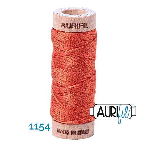 AURIFLOSS-Stickgarn, Farbe 1154 - Klöppelwerkstatt, Minispulen mit 4,3g, teilbares Baumwollgarn zum Sticken, Klöppeln, Nähen, Patchwork, ägyptische Baumwolle