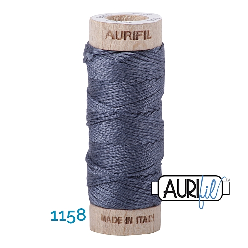 AURIFLOSS-Stickgarn, Farbe 1158 - Klöppelwerkstatt, Minispulen mit 4,3g, teilbares Baumwollgarn zum Sticken, Klöppeln, Nähen, Patchwork, ägyptische Baumwolle