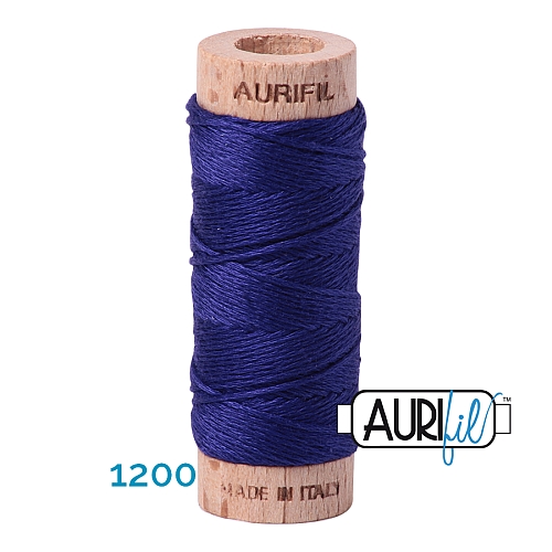AURIFLOSS-Stickgarn, Farbe 1200 - Klöppelwerkstatt, Minispulen mit 4,3g, teilbares Baumwollgarn zum Sticken, Klöppeln, Nähen, Patchwork, ägyptische Baumwolle