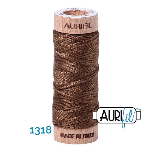 AURIFLOSS-Stickgarn, Farbe 1318 - Klöppelwerkstatt, Minispulen mit 4,3g, teilbares Baumwollgarn zum Sticken, Klöppeln, Nähen, Patchwork, ägyptische Baumwolle