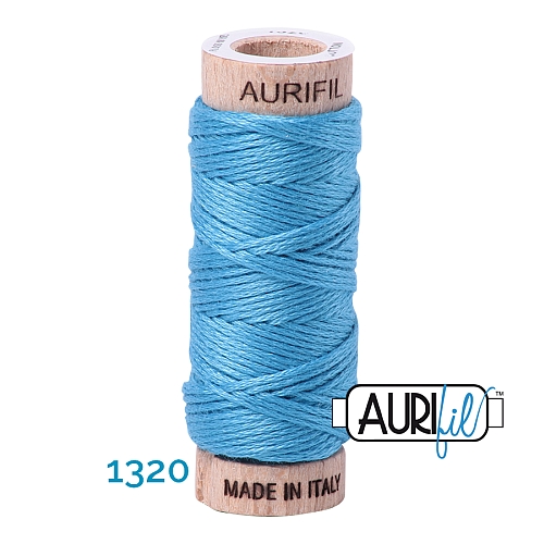 AURIFLOSS-Stickgarn, Farbe 1320 - Klöppelwerkstatt, Minispulen mit 4,3g, teilbares Baumwollgarn zum Sticken, Klöppeln, Nähen, Patchwork, ägyptische Baumwolle