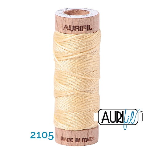 AURIFLOSS-Stickgarn, Farbe 2105 - Klöppelwerkstatt, Minispulen mit 4,3g, teilbares Baumwollgarn zum Sticken, Klöppeln, Nähen, Patchwork, ägyptische Baumwolle