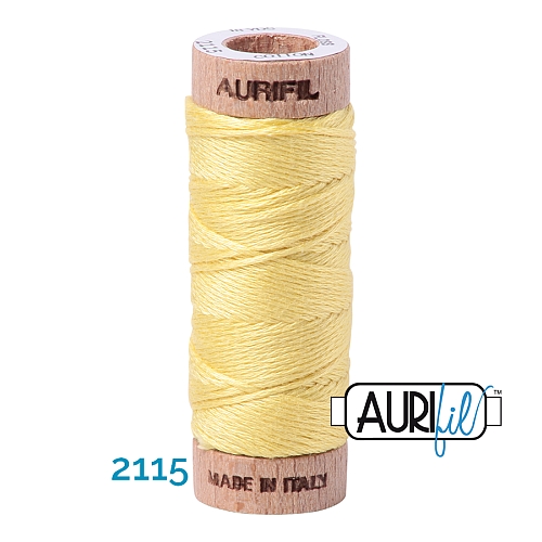 AURIFLOSS-Stickgarn, Farbe 2115 - Klöppelwerkstatt, Minispulen mit 4,3g, teilbares Baumwollgarn zum Sticken, Klöppeln, Nähen, Patchwork, ägyptische Baumwolle