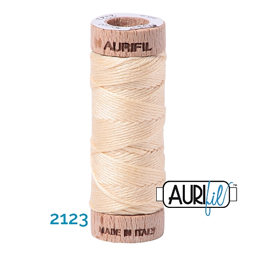 AURIFLOSS-Stickgarn, Farbe 2123 - Klöppelwerkstatt, Minispulen mit 4,3g, teilbares Baumwollgarn zum Sticken, Klöppeln, Nähen, Patchwork, ägyptische Baumwolle
