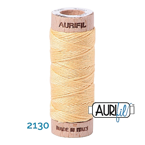 AURIFLOSS-Stickgarn, Farbe 2130 - Klöppelwerkstatt, Minispulen mit 4,3g, teilbares Baumwollgarn zum Sticken, Klöppeln, Nähen, Patchwork, ägyptische Baumwolle