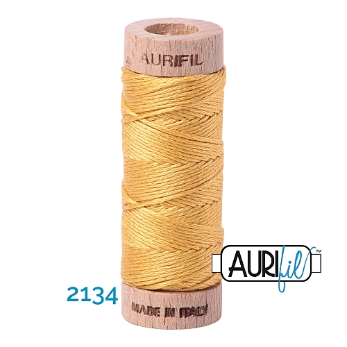 AURIFLOSS-Stickgarn, Farbe 2134 - Klöppelwerkstatt, Minispulen mit 4,3g, teilbares Baumwollgarn zum Sticken, Klöppeln, Nähen, Patchwork, ägyptische Baumwolle