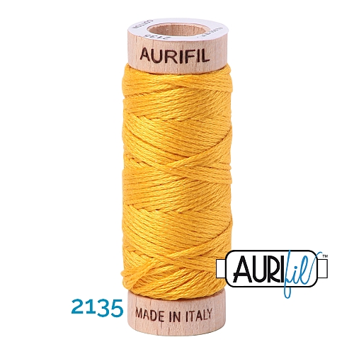 AURIFLOSS-Stickgarn, Farbe 2135 - Klöppelwerkstatt, Minispulen mit 4,3g, teilbares Baumwollgarn zum Sticken, Klöppeln, Nähen, Patchwork, ägyptische Baumwolle