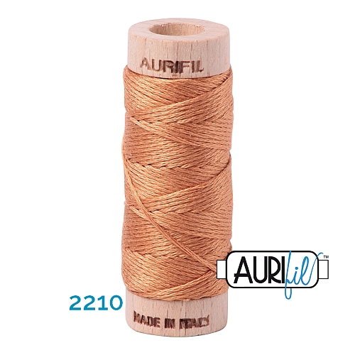 AURIFLOSS-Stickgarn, Farbe 2210 - Klöppelwerkstatt, Minispulen mit 4,3g, teilbares Baumwollgarn zum Sticken, Klöppeln, Nähen, Patchwork, ägyptische Baumwolle