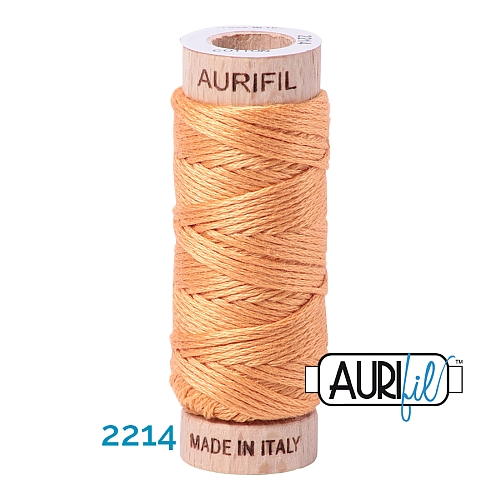 AURIFLOSS-Stickgarn, Farbe 2214 - Klöppelwerkstatt, Minispulen mit 4,3g, teilbares Baumwollgarn zum Sticken, Klöppeln, Nähen, Patchwork, ägyptische Baumwolle