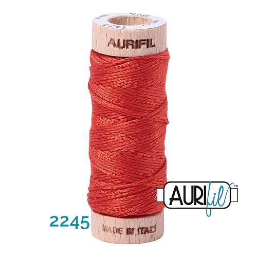 AURIFLOSS-Stickgarn, Farbe 2245 - Klöppelwerkstatt, Minispulen mit 4,3g, teilbares Baumwollgarn zum Sticken, Klöppeln, Nähen, Patchwork, ägyptische Baumwolle