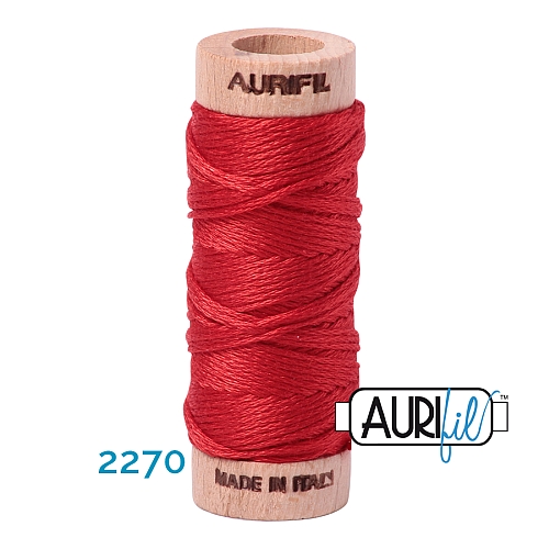 AURIFLOSS-Stickgarn, Farbe 2270 - Klöppelwerkstatt, Minispulen mit 4,3g, teilbares Baumwollgarn zum Sticken, Klöppeln, Nähen, Patchwork, ägyptische Baumwolle