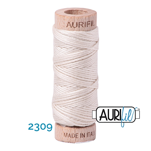 AURIFLOSS-Stickgarn, Farbe 2309 - Klöppelwerkstatt, Minispulen mit 4,3g, teilbares Baumwollgarn zum Sticken, Klöppeln, Nähen, Patchwork, ägyptische Baumwolle