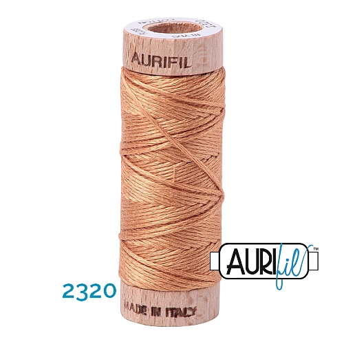 AURIFLOSS-Stickgarn, Farbe 2320 - Klöppelwerkstatt, Minispulen mit 4,3g, teilbares Baumwollgarn zum Sticken, Klöppeln, Nähen, Patchwork, ägyptische Baumwolle