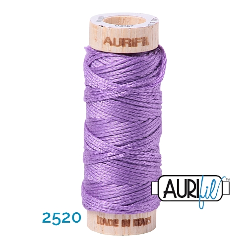 AURIFLOSS-Stickgarn, Farbe 2520 - Klöppelwerkstatt, Minispulen mit 4,3g, teilbares Baumwollgarn zum Sticken, Klöppeln, Nähen, Patchwork, ägyptische Baumwolle