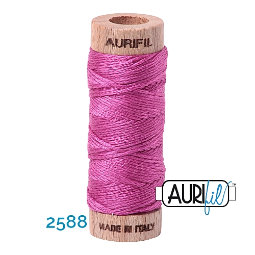 AURIFLOSS-Stickgarn, Farbe 2588 - Klöppelwerkstatt, Minispulen mit 4,3g, teilbares Baumwollgarn zum Sticken, Klöppeln, Nähen, Patchwork, ägyptische Baumwolle