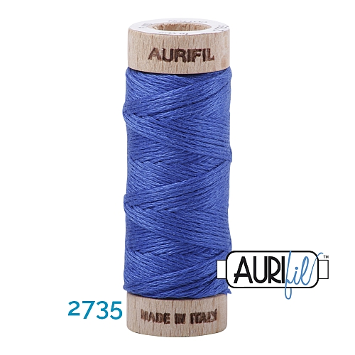 AURIFLOSS-Stickgarn, Farbe 2735 - Klöppelwerkstatt, Minispulen mit 4,3g, teilbares Baumwollgarn zum Sticken, Klöppeln, Nähen, Patchwork, ägyptische Baumwolle