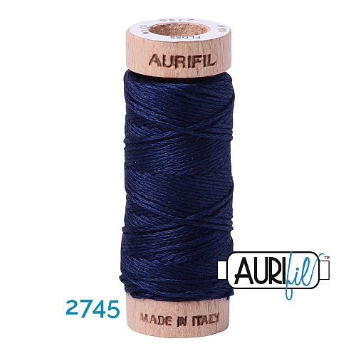 AURIFLOSS-Stickgarn, Farbe 2745 - Klöppelwerkstatt, Minispulen mit 4,3g, teilbares Baumwollgarn zum Sticken, Klöppeln, Nähen, Patchwork, ägyptische Baumwolle