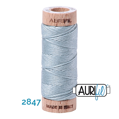 AURIFLOSS-Stickgarn, Farbe 2847 - Klöppelwerkstatt, Minispulen mit 4,3g, teilbares Baumwollgarn zum Sticken, Klöppeln, Nähen, Patchwork, ägyptische Baumwolle