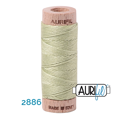 AURIFLOSS-Stickgarn, Farbe 2886 - Klöppelwerkstatt, Minispulen mit 4,3g, teilbares Baumwollgarn zum Sticken, Klöppeln, Nähen, Patchwork, ägyptische Baumwolle