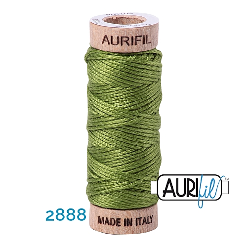 AURIFLOSS-Stickgarn, Farbe 2888- Klöppelwerkstatt, Minispulen mit 4,3g, teilbares Baumwollgarn zum Sticken, Klöppeln, Nähen, Patchwork, ägyptische Baumwolle