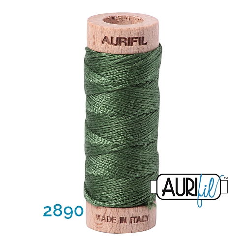 AURIFLOSS-Stickgarn, Farbe 2890 - Klöppelwerkstatt, Minispulen mit 4,3g, teilbares Baumwollgarn zum Sticken, Klöppeln, Nähen, Patchwork, ägyptische Baumwolle