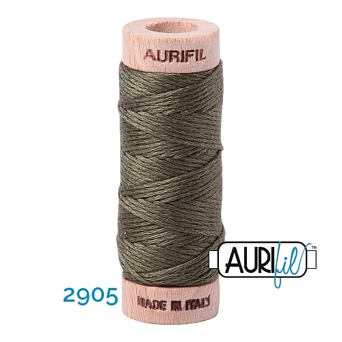AURIFLOSS-Stickgarn, Farbe 2905 - Klöppelwerkstatt, Minispulen mit 4,3g, teilbares Baumwollgarn zum Sticken, Klöppeln, Nähen, Patchwork, ägyptische Baumwolle