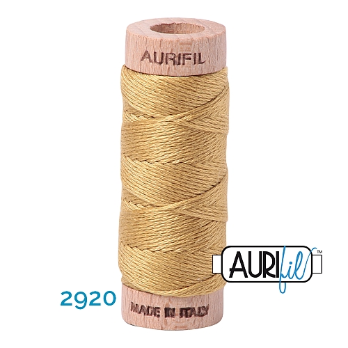 AURIFLOSS-Stickgarn, Farbe 2920 - Klöppelwerkstatt, Minispulen mit 4,3g, teilbares Baumwollgarn zum Sticken, Klöppeln, Nähen, Patchwork, ägyptische Baumwolle