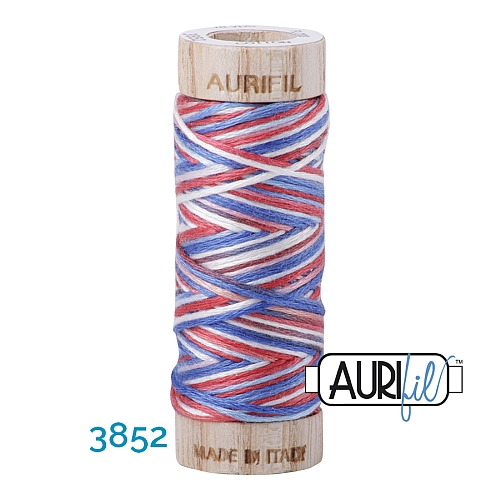 AURIFLOSS-Stickgarn, Farbe 3852 - Klöppelwerkstatt, Minispulen mit 4,3g, teilbares Baumwollgarn zum Sticken, Klöppeln, Nähen, Patchwork, ägyptische Baumwolle