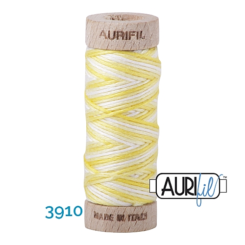 AURIFLOSS-Stickgarn, Farbe 3910 - Klöppelwerkstatt, Minispulen mit 4,3g, teilbares Baumwollgarn zum Sticken, Klöppeln, Nähen, Patchwork, ägyptische Baumwolle