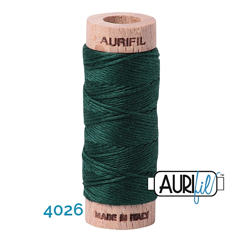 AURIFLOSS-Stickgarn, Farbe 4026 - Klöppelwerkstatt, Minispulen mit 4,3g, teilbares Baumwollgarn zum Sticken, Klöppeln, Nähen, Patchwork, ägyptische Baumwolle