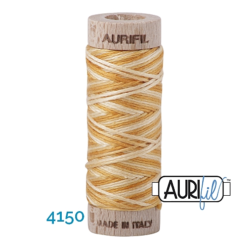 AURIFLOSS-Stickgarn, Farbe 4150 - Klöppelwerkstatt, Minispulen mit 4,3g, teilbares Baumwollgarn zum Sticken, Klöppeln, Nähen, Patchwork, ägyptische Baumwolle