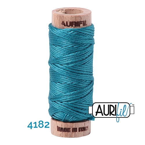 AURIFLOSS-Stickgarn, Farbe 4182 - Klöppelwerkstatt, Minispulen mit 4,3g, teilbares Baumwollgarn zum Sticken, Klöppeln, Nähen, Patchwork, ägyptische Baumwolle