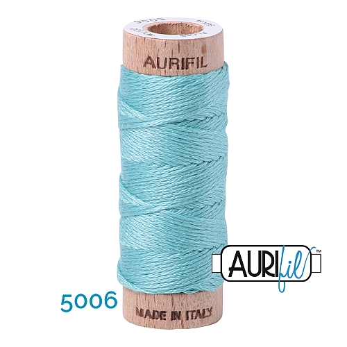 AURIFLOSS-Stickgarn, Farbe 5006 - Klöppelwerkstatt, Minispulen mit 4,3g, teilbares Baumwollgarn zum Sticken, Klöppeln, Nähen, Patchwork, ägyptische Baumwolle