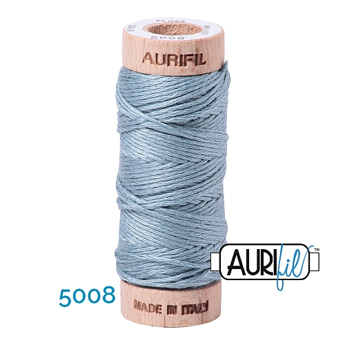 AURIFLOSS-Stickgarn, Farbe 5008 - Klöppelwerkstatt, Minispulen mit 4,3g, teilbares Baumwollgarn zum Sticken, Klöppeln, Nähen, Patchwork, ägyptische Baumwolle