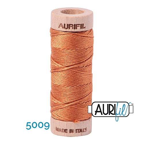 AURIFLOSS-Stickgarn, Farbe 5009 - Klöppelwerkstatt, Minispulen mit 4,3g, teilbares Baumwollgarn zum Sticken, Klöppeln, Nähen, Patchwork, ägyptische Baumwolle