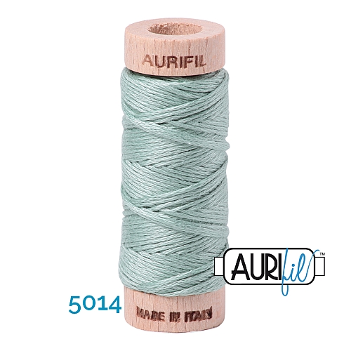 AURIFLOSS-Stickgarn, Farbe 5014 - Klöppelwerkstatt, Minispulen mit 4,3g, teilbares Baumwollgarn zum Sticken, Klöppeln, Nähen, Patchwork, ägyptische Baumwolle